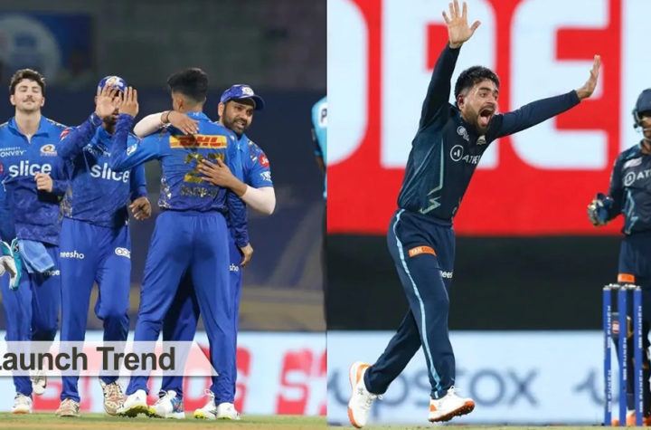 IPL-2022 GT vs MI-Launch Trend